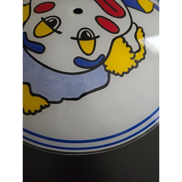 Clown Glass Ceiling Light Circus Clown Light Shade 14.5" w/Red Nose Retro Decor - Picture 4 of 11